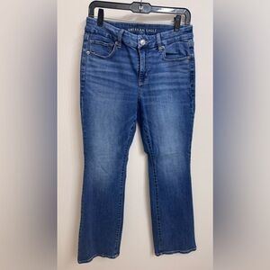 American Eagle Outfitters Women's Straight Leg Blue Jeans